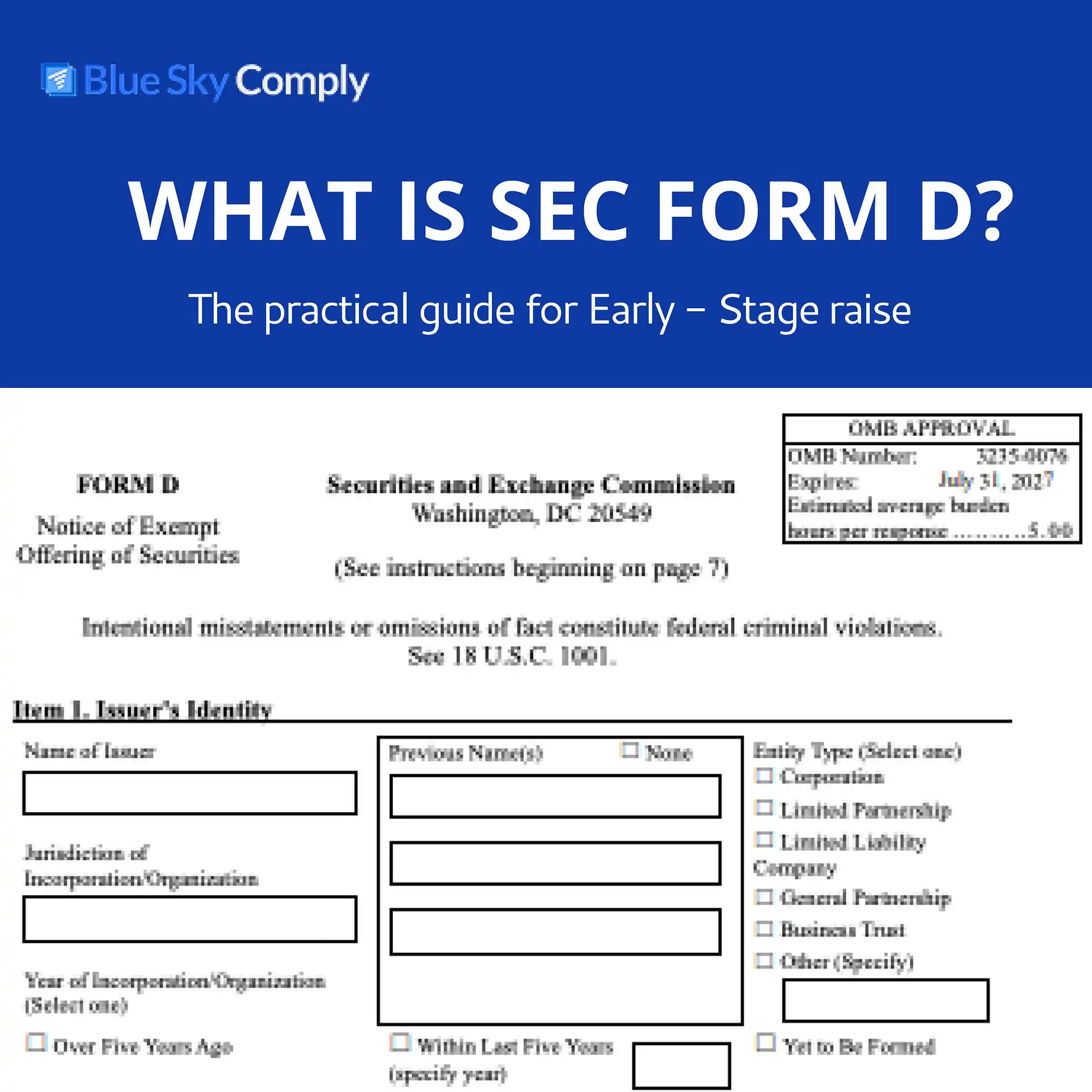 What Is SEC Form D? - Deadlines, Requirements & Blue Sky Filings