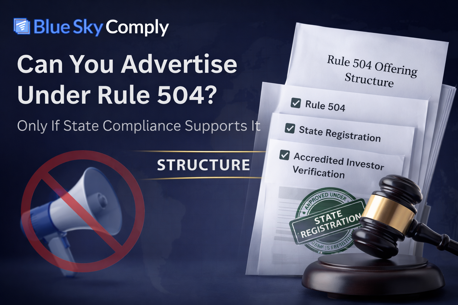 Can You Advertise in Reg D Rule 504 Offerings?